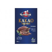 Какао-порошок 80г (мяка уп)_60 шт/ящТМ Чемпіон 